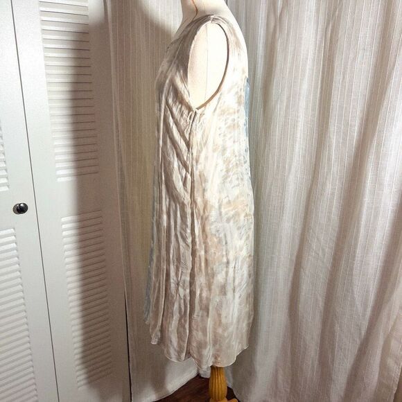 Rosemarine | Women’s | Dresses | L | Watercolor Midi Sleeveless Tie Dye Italian - Picture 3 of 5